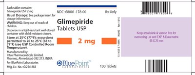 Glimepiride Tablets 2mg 100 Tablets Rev 10-16 (Pharmez).JPG - Glimepiride Tablets 2 mg 100 Tablets Rev 0214 (Pharmez)